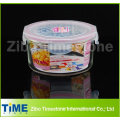 Microwave Round Shape Glass Food Storage Container